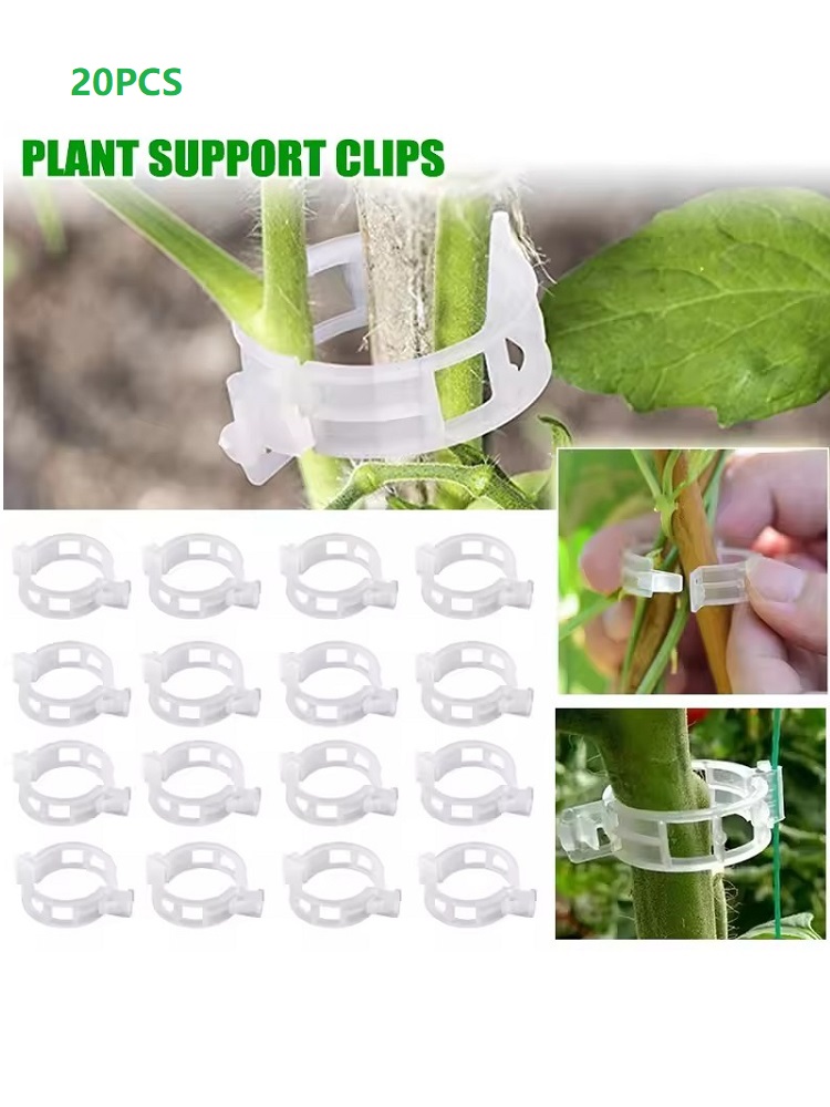 Gardening Tools Vegetables - 20 قطعة من مشابك دعم النباتات،
