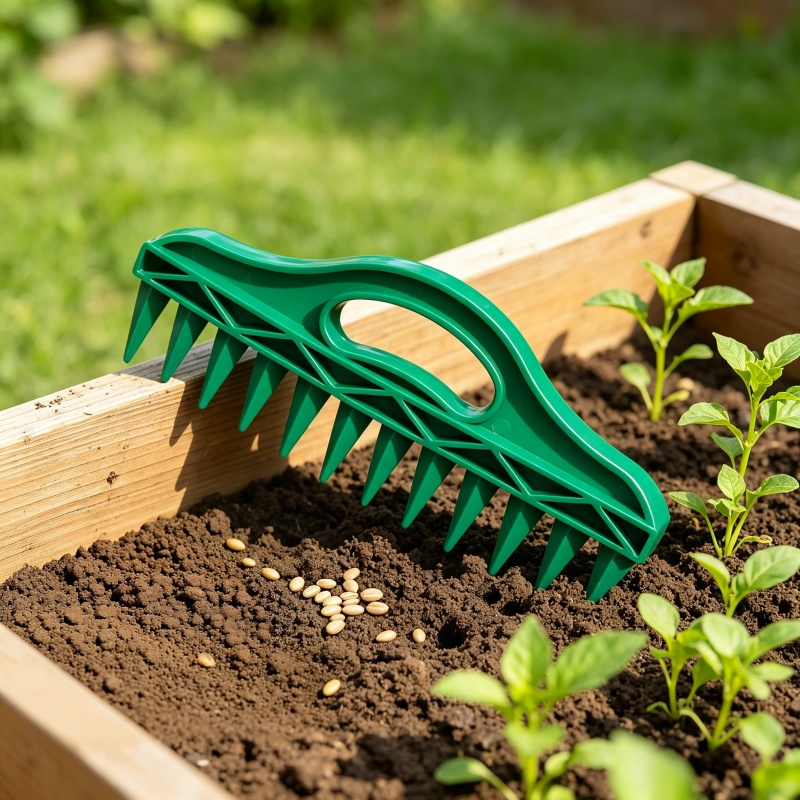 Gardening Tools Vegetables - أداة زراعة يدوية بلاستيكية لحفر ثقوب