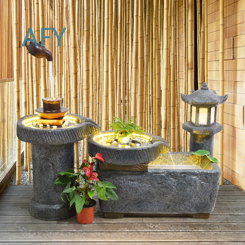 نافورة مياه متدفقة على الطراز  - مراجعة Gardening Hand Tools Japanese وسعره