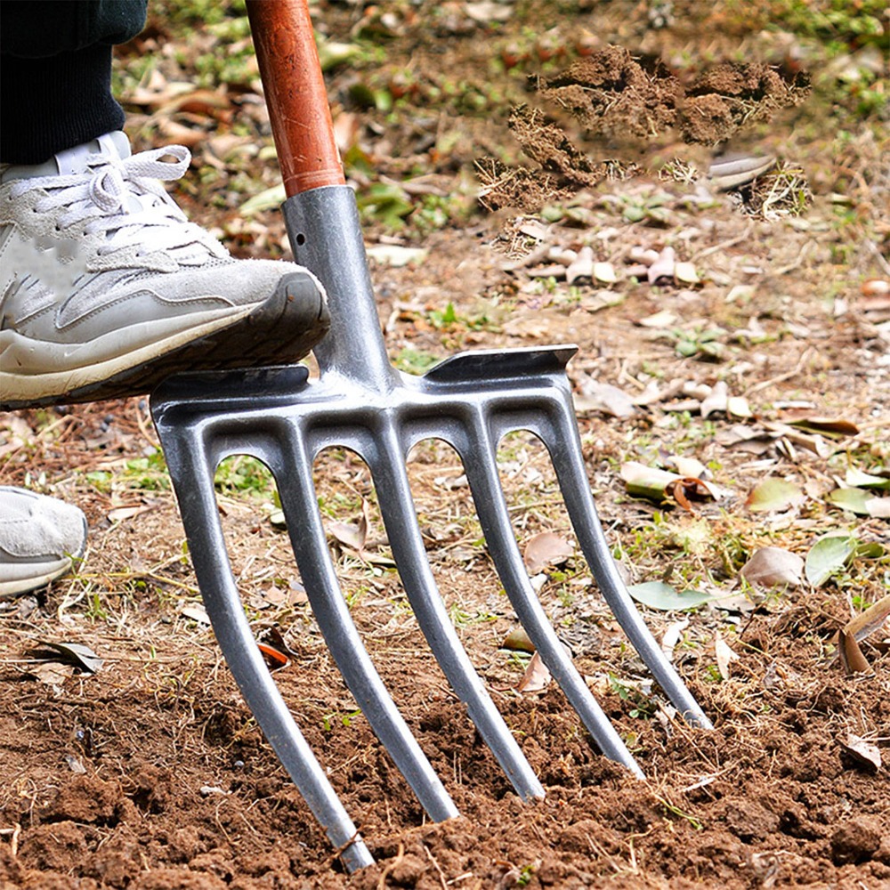 شوكة حفر قوية من الفولاذ عالي  - مراجعة Spade Digging Fork وسعره