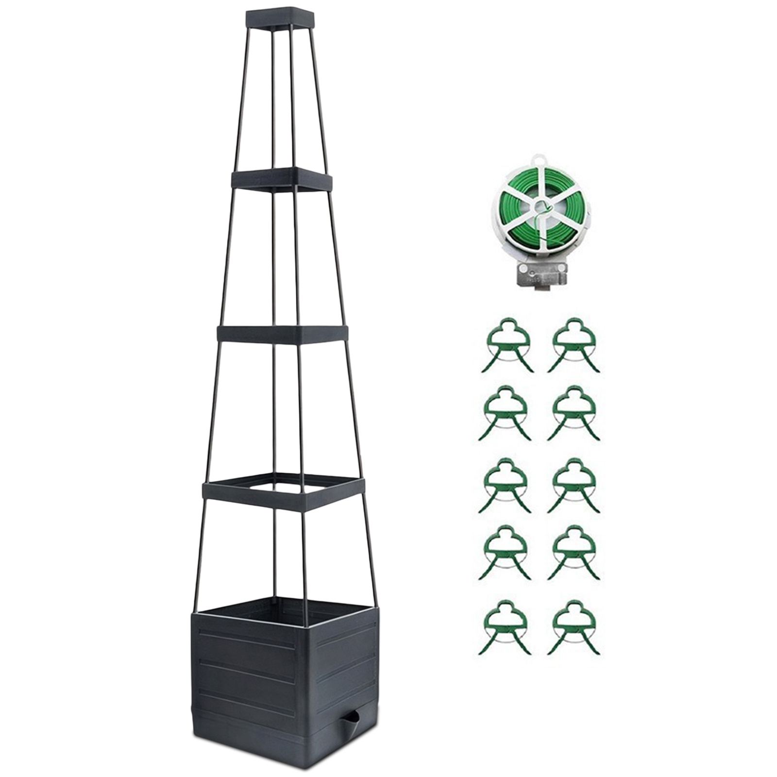صندوق زراعة مرتفع مع سياج للنب - مراجعة Self-Watering Planter وسعره