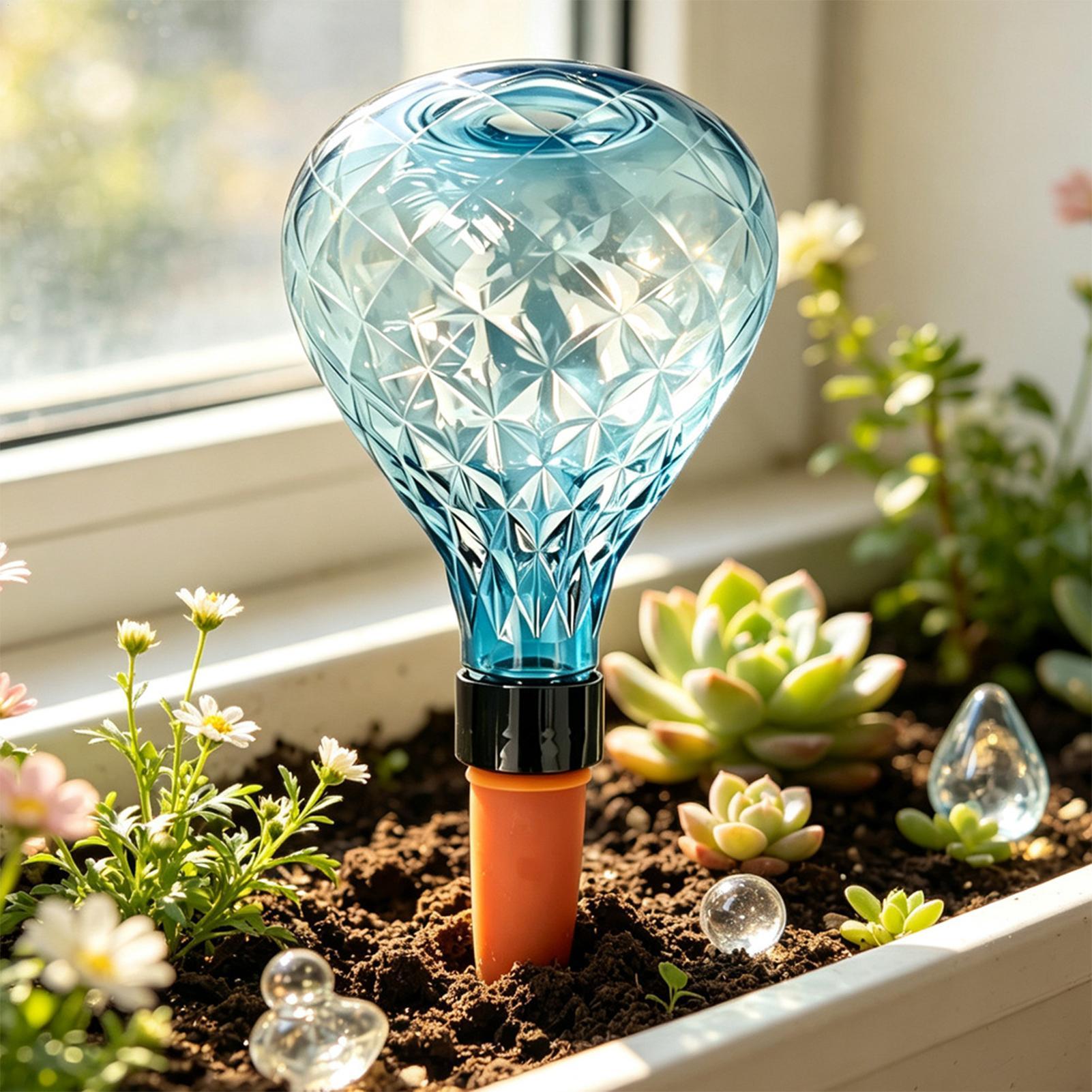 كرات ري ذاتي للنباتات 4 قطع، ج - مراجعة Self-Watering Planter وسعره
